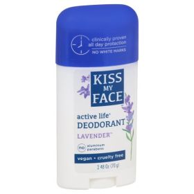 Kiss My Face Active Life Lavender Deodorant Stick (1X2.48 Oz)